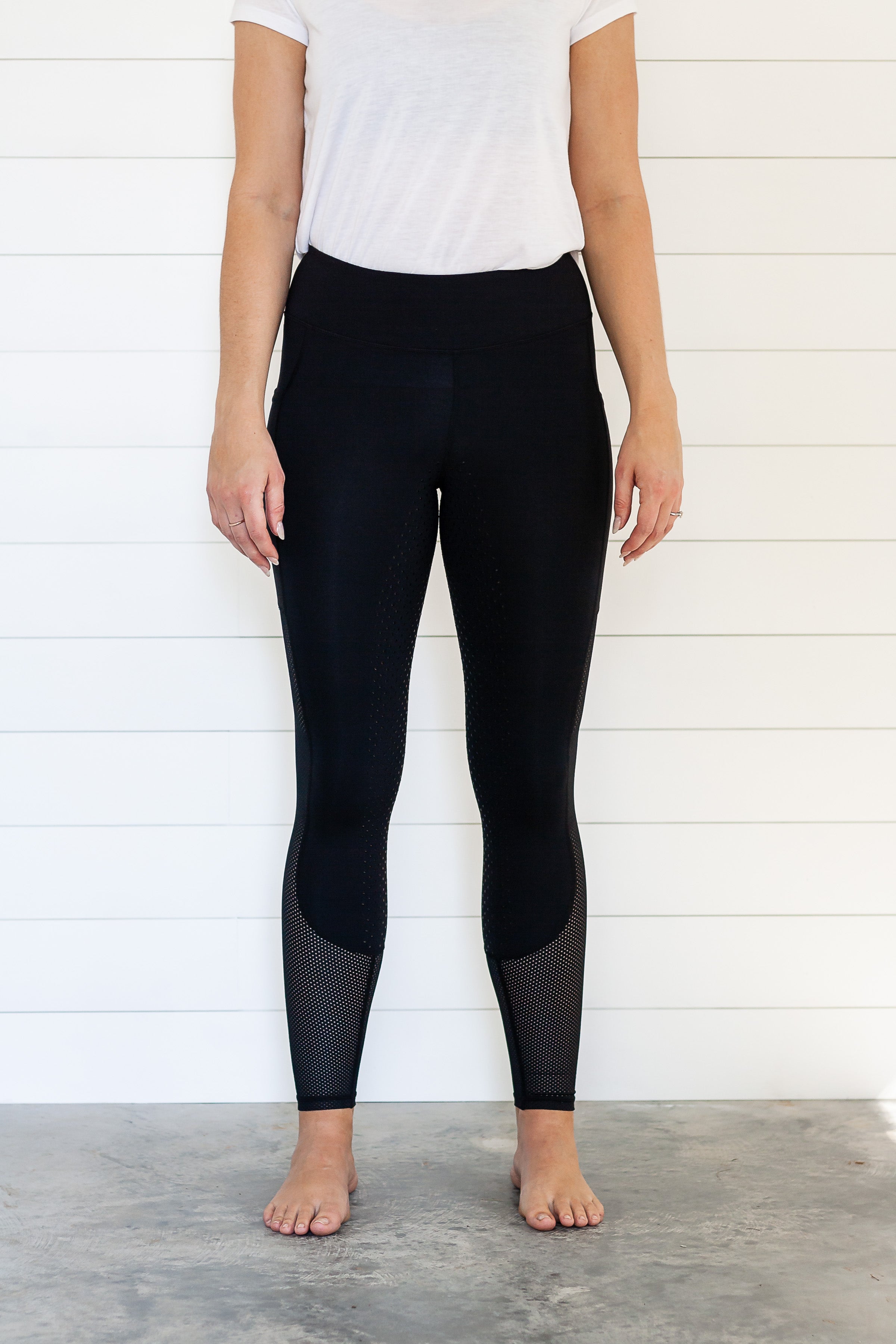 Nomad Summer Riding Tights - Black