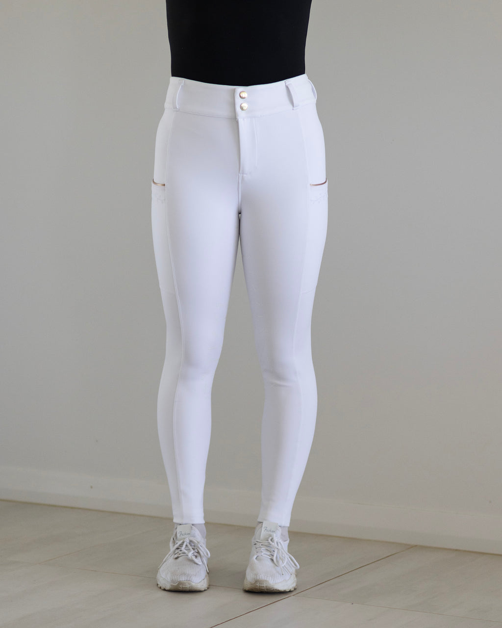 Stay White Hybrid Full Seat Breeches