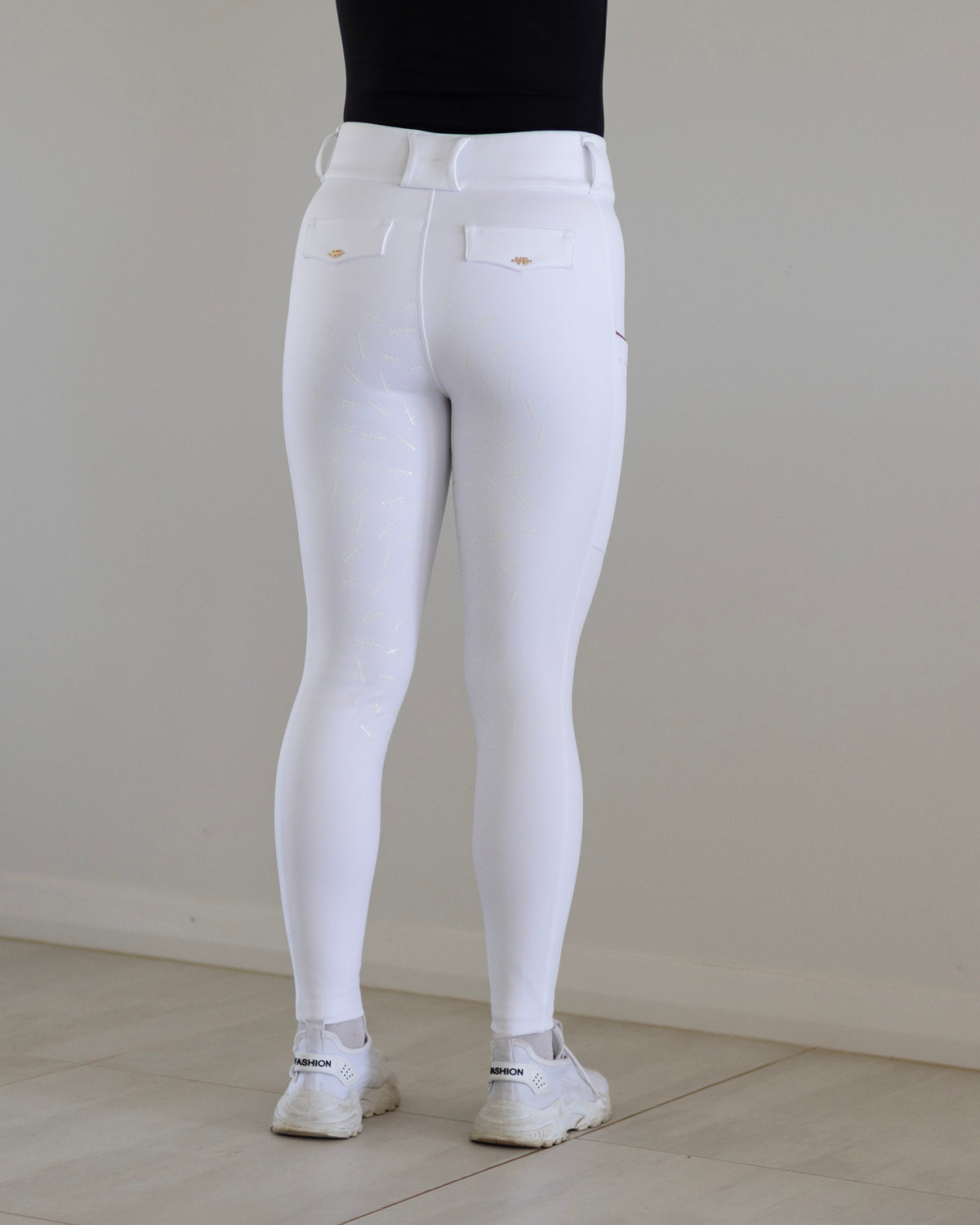 Stay White Hybrid Full Seat Breeches