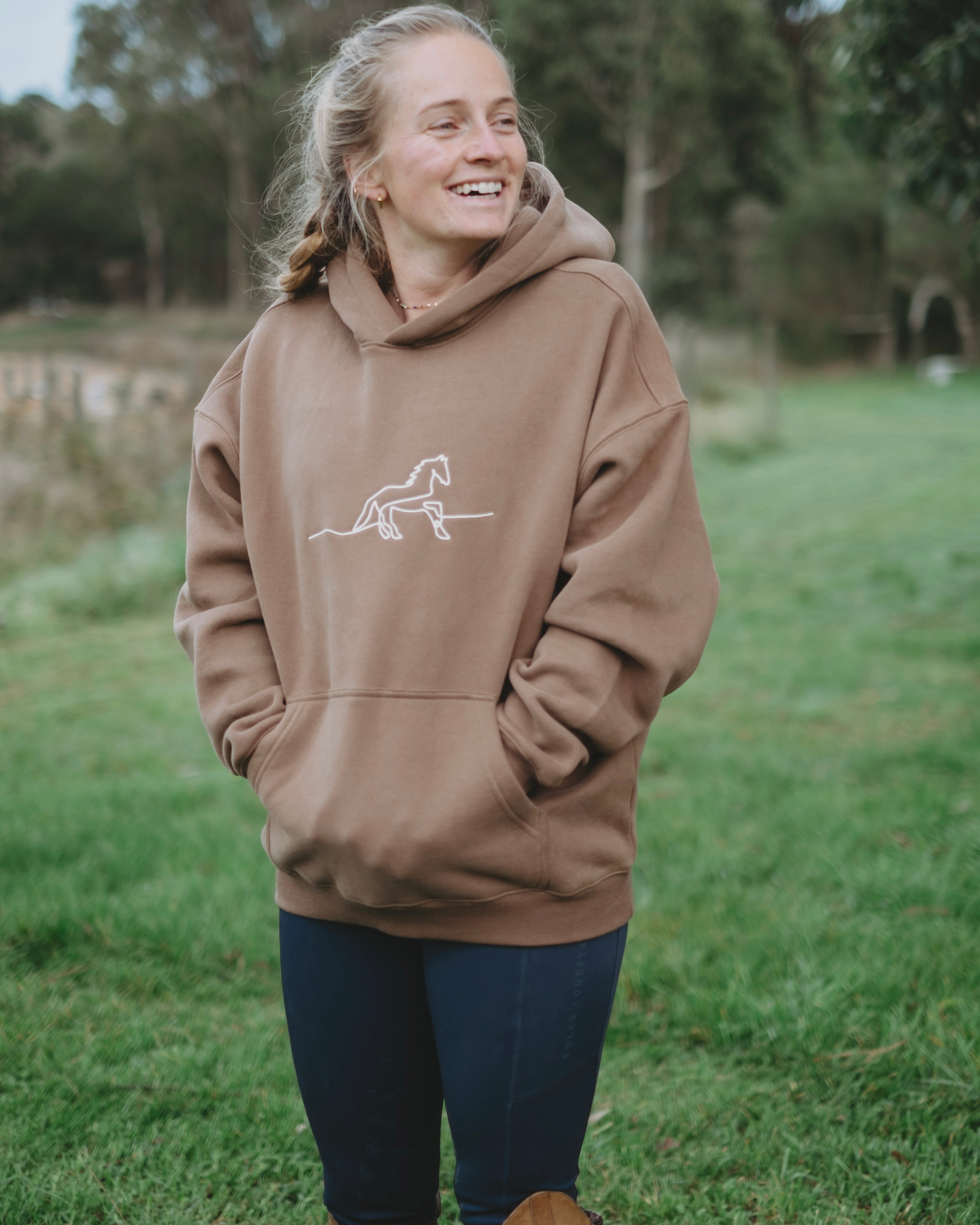 Bridle & Bay Hoodie | Brown