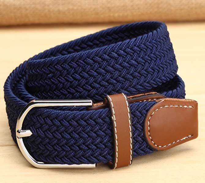 Stretch Braided Belt - 5 Colours