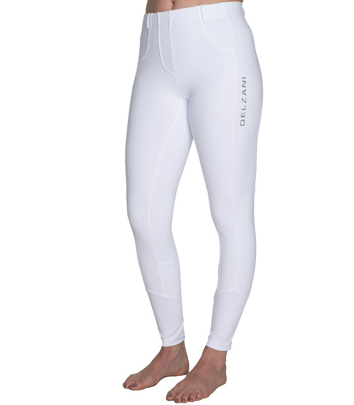 Brianna Pull On Breeches | White