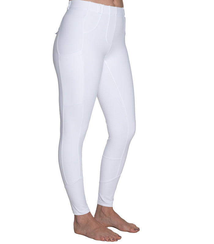Brianna Pull On Breeches | White