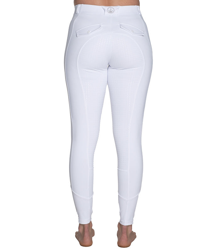 Brianna Pull On Breeches | White