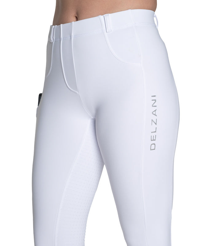 Brianna Pull On Breeches | White