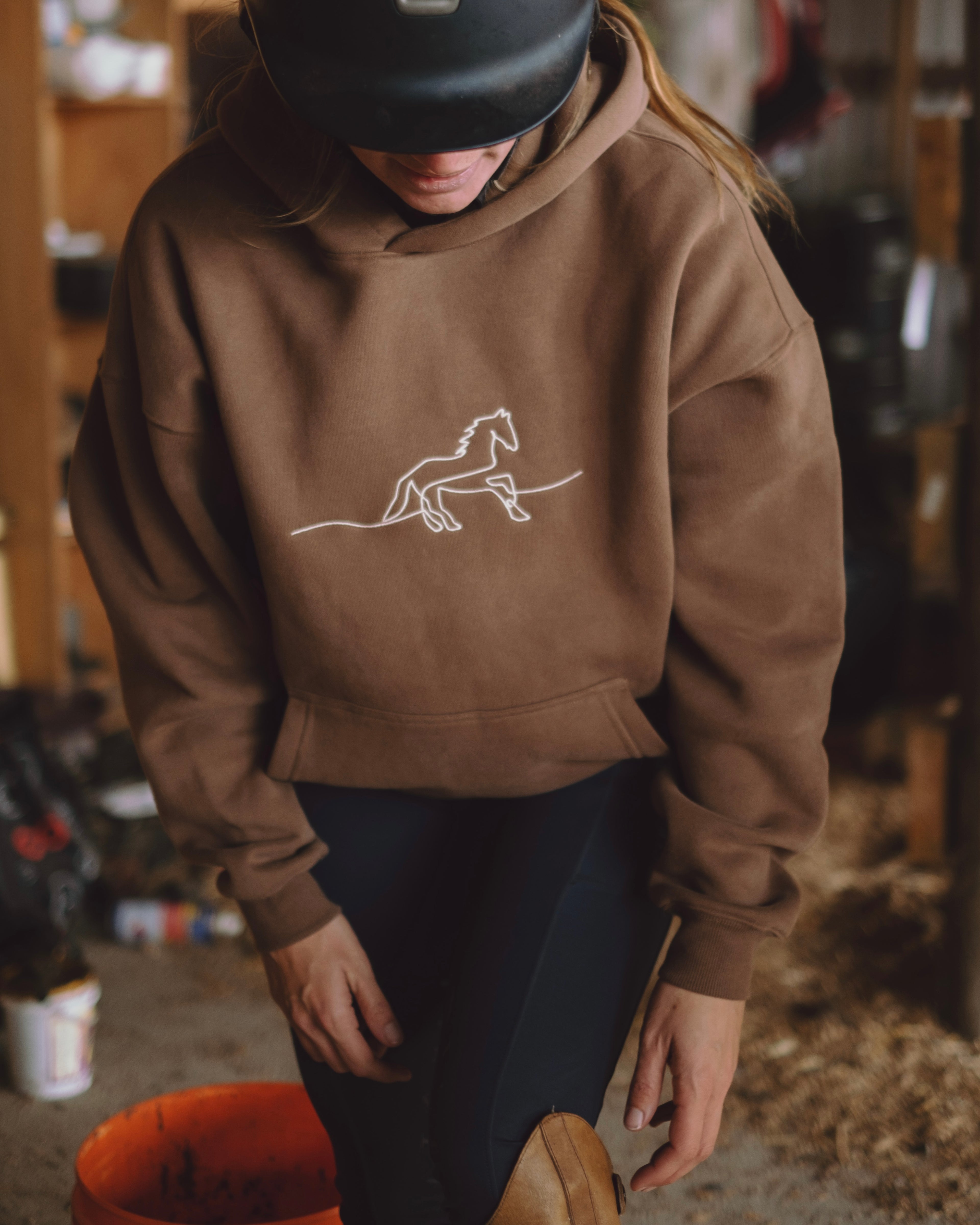 Bridle & Bay Hoodie | Brown