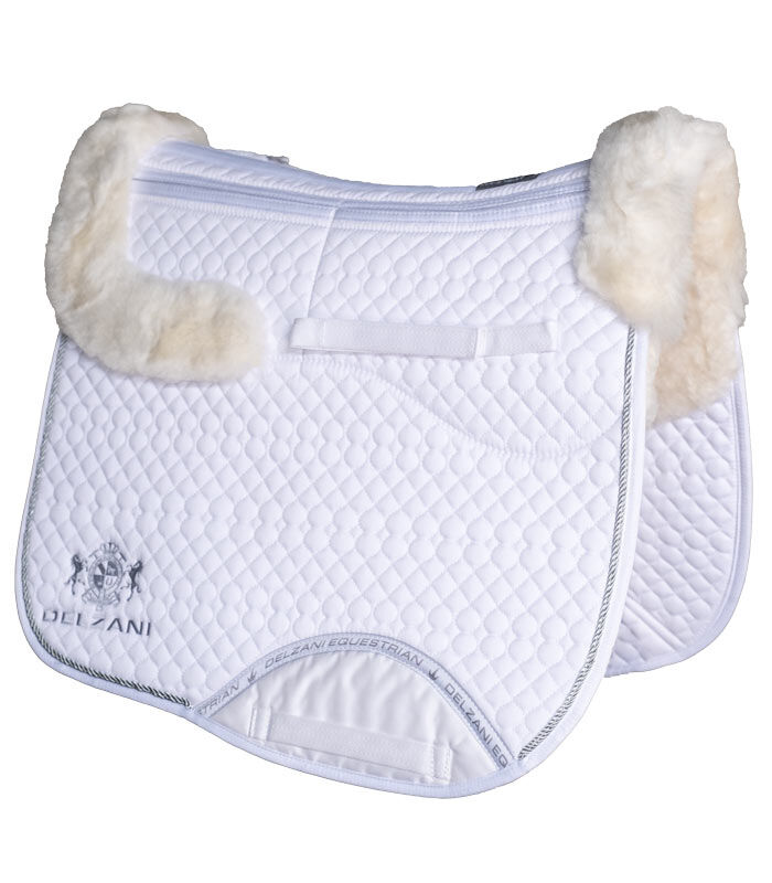 Lambswool Dressage Saddle Pad with Shim Pad System - Full