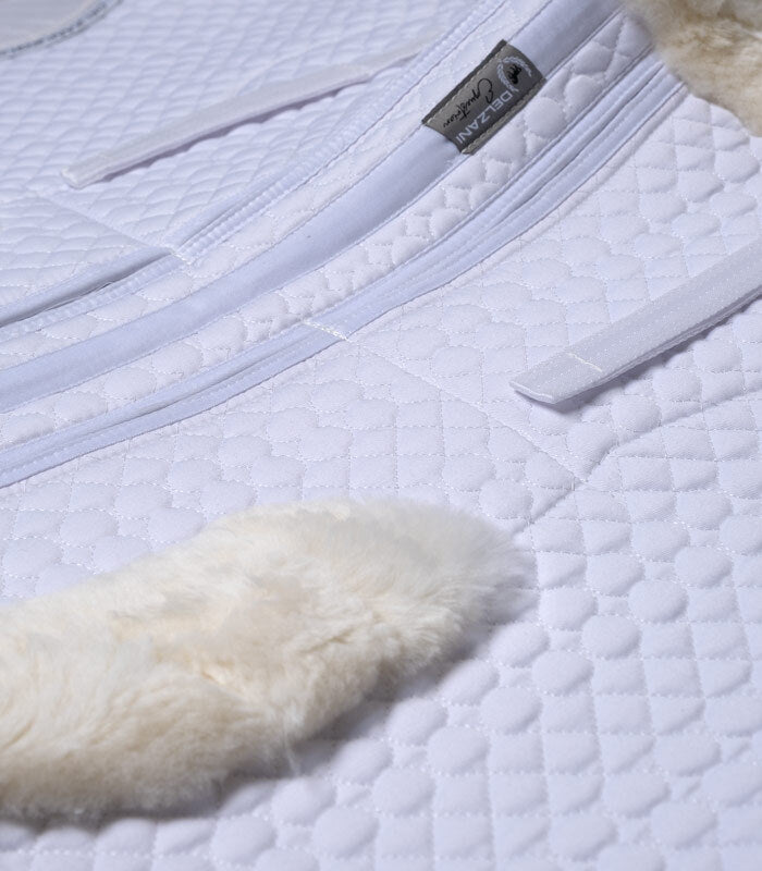 Lambswool Dressage Saddle Pad with Shim Pad System - Full