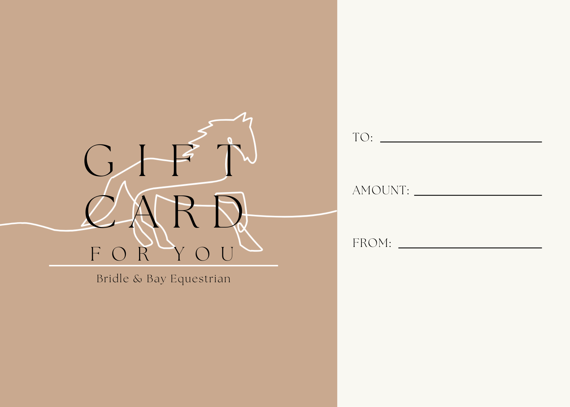 Bridle & Bay Gift Card