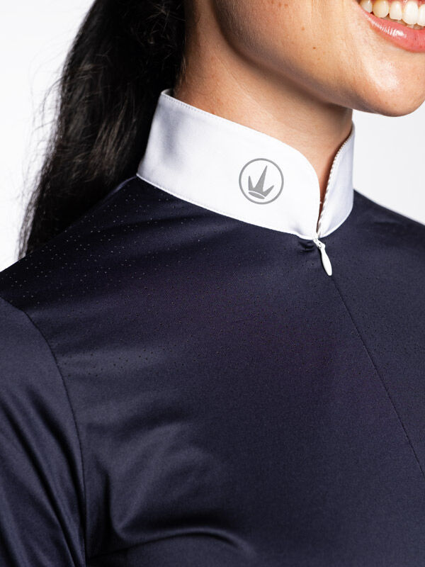 Sophia-Air L/S Competition Shirt | Navy