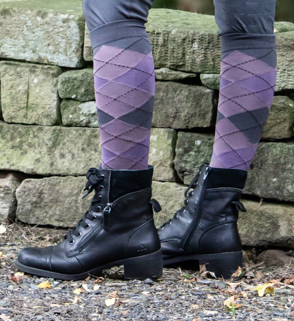 Riding Socks | Dusty Violet