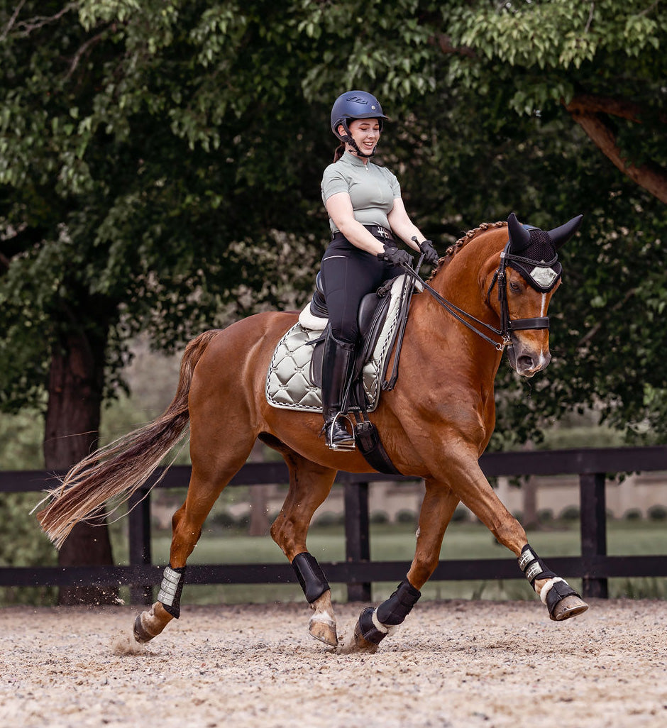 Dressage Saddle Pad | Olive Mist